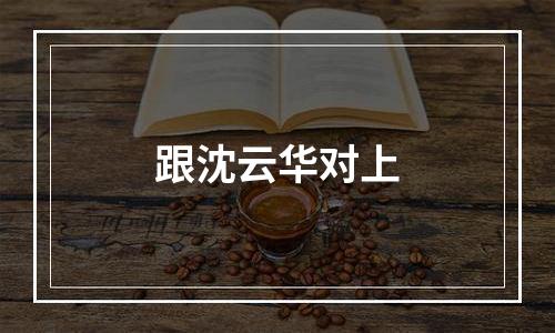 跟沈云华对上