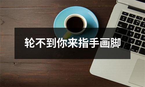 轮不到你来指手画脚
