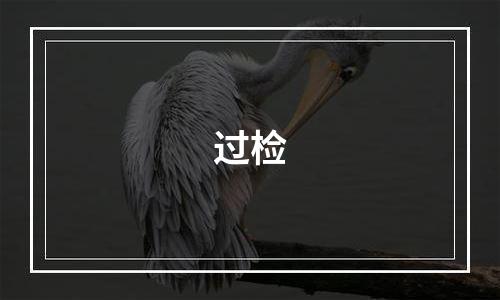 过检