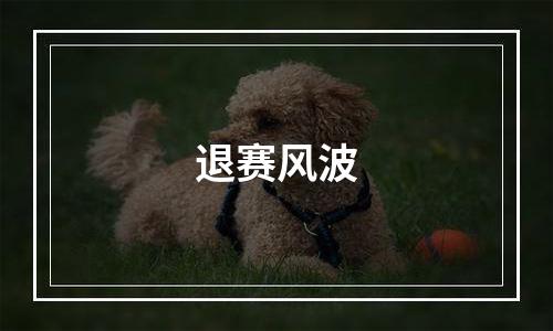 退赛风波