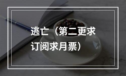 逃亡（第二更求订阅求月票）