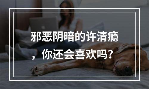 邪恶阴暗的许清瘾，你还会喜欢吗？