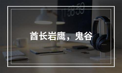 酋长岩鹰，鬼谷