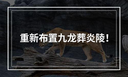 重新布置九龙葬炎陵！