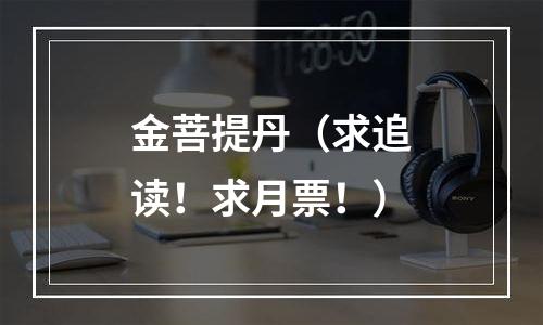 金菩提丹（求追读！求月票！）