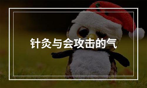 针灸与会攻击的气