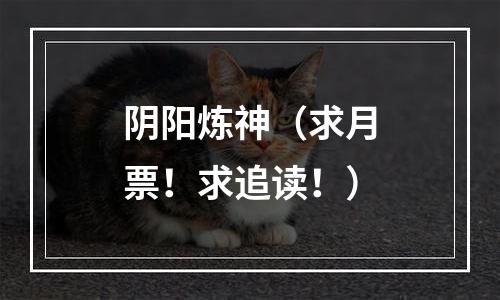 阴阳炼神（求月票！求追读！）
