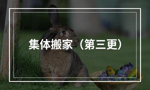 集体搬家（第三更）