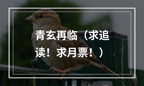 青玄再临（求追读！求月票！）