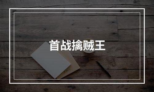 首战擒贼王