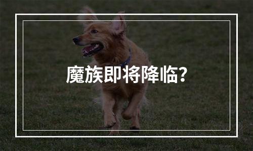 魔族即将降临？