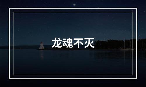 龙魂不灭