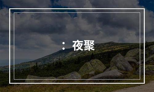 ：夜聚