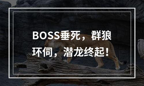 BOSS垂死，群狼环伺，潜龙终起！